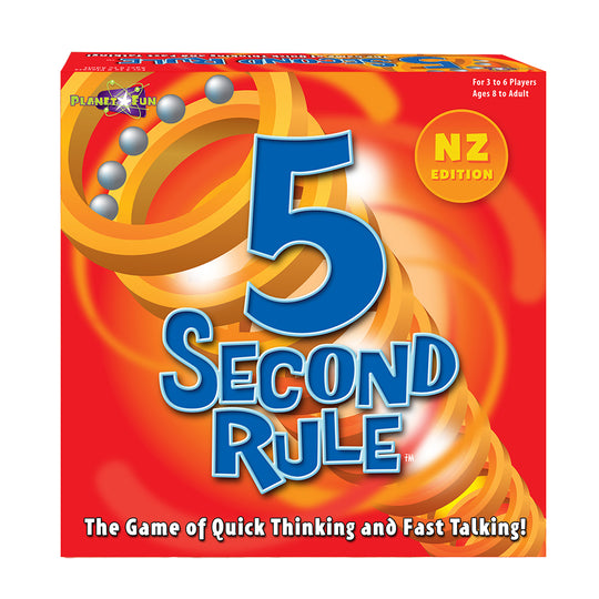 5 Second Rule - NZ Edition Board Game