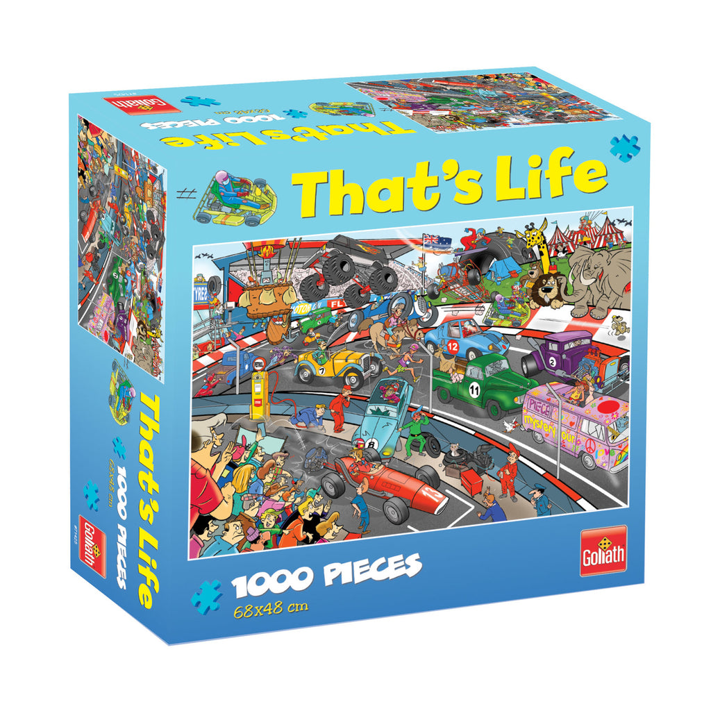 That's Life: Car Race (1000pc Jigsaw) Board Game