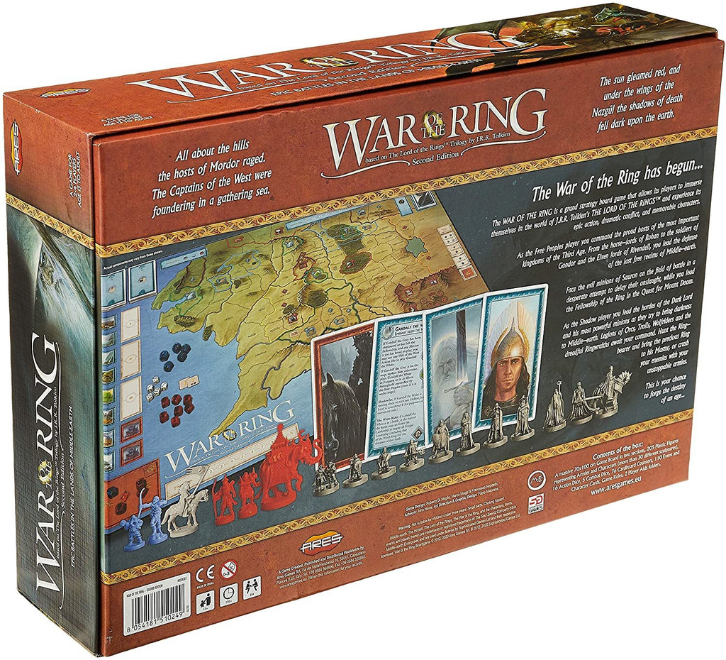 The Lord of the Rings: War of the Ring (Second Edition) Board Game