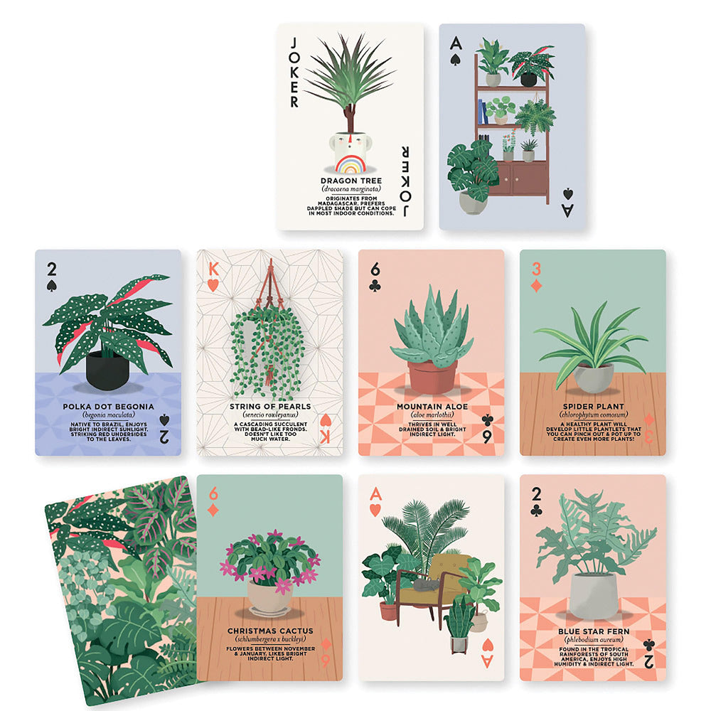 House Plants Playing Cards Board Game