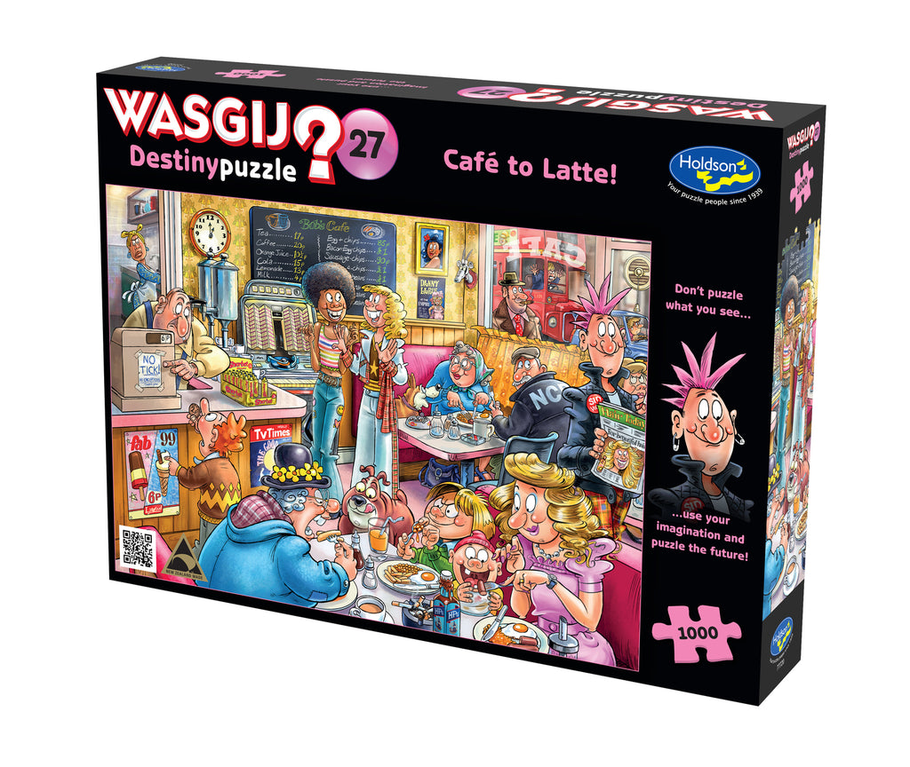Wasgij Destiny #27: Café to Latte Puzzle (1000pc Jigsaw) Board Game