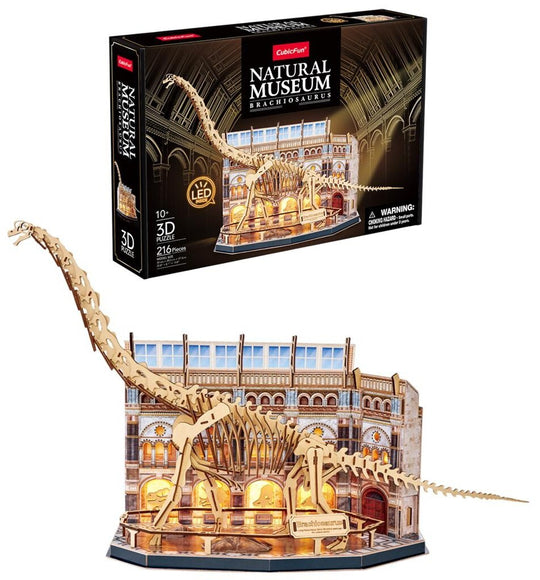 CubicFun: 3D Natural Museum - Brachiosaurus (312pc) Board Game
