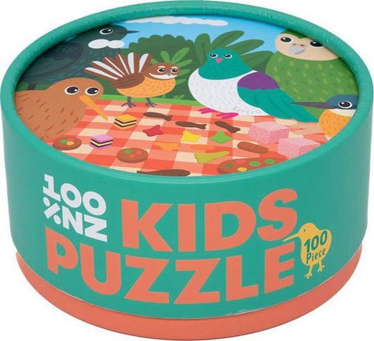 100%NZ: Picnic Tweets - Kids Puzzle (100pc Jigsaw) Board Game