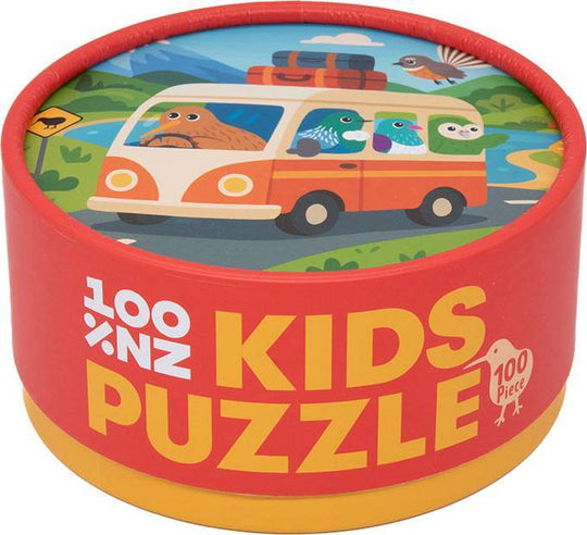 100%NZ: Kiwi Road Trips - Kids Puzzle (100pc Jigsaw) Board Game