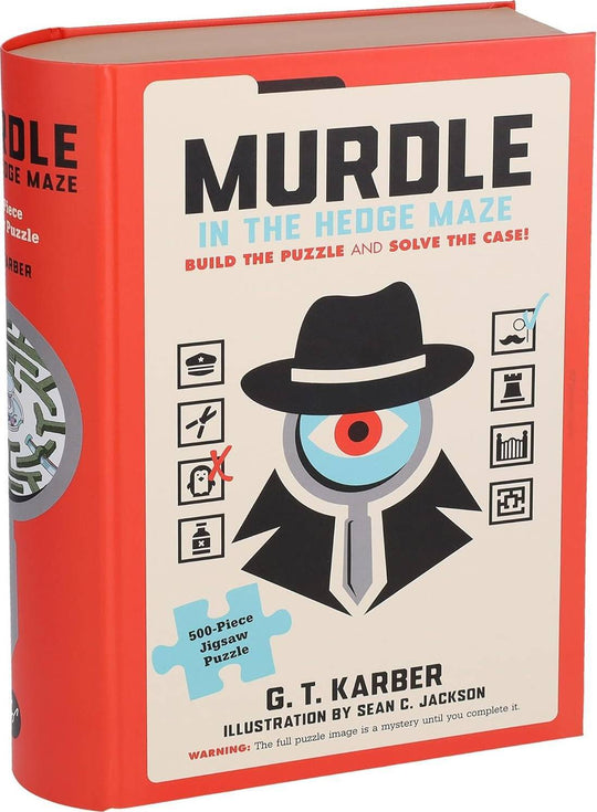 Chronicle Books: Murdle in the Hedge Maze Puzzle (500pc Jigsaw) Board Game
