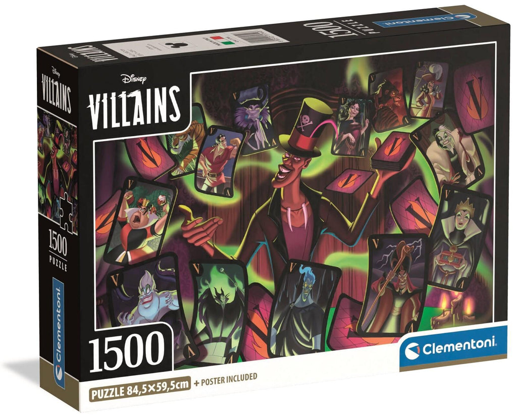 Clementoni: Disney Villains Puzzle (1000pc Jigsaw) Board Game