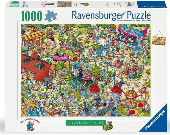 Ravensburger: Holiday Resort #4 - Amusement Park (1000pc Jigsaw) Board Game
