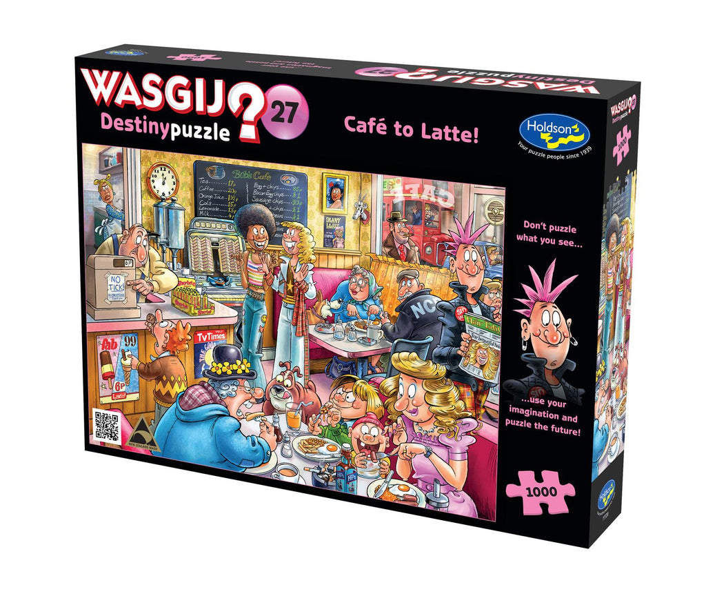 Wasgij Destiny #27: Cafe to Latte Puzzle (1000pc Jigsaw) Board Game