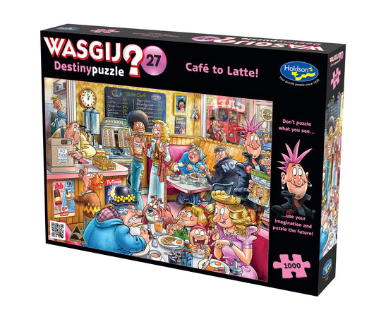 Wasgij Destiny #27: Cafe to Latte Puzzle (1000pc Jigsaw) Board Game