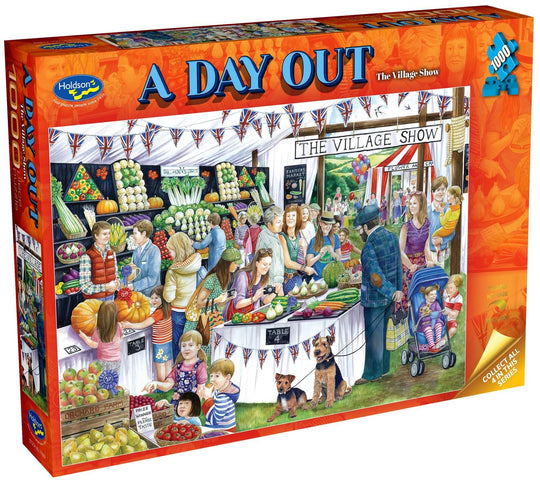 Holdson: A Day Out - The Village Show Puzzle (1000pc Jigsaw) Board Game