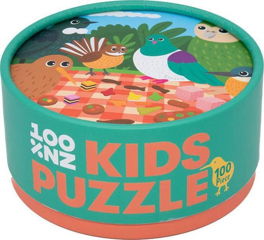 100%NZ: Picnic Tweets - Kids Puzzle (100pc Jigsaw) Board Game