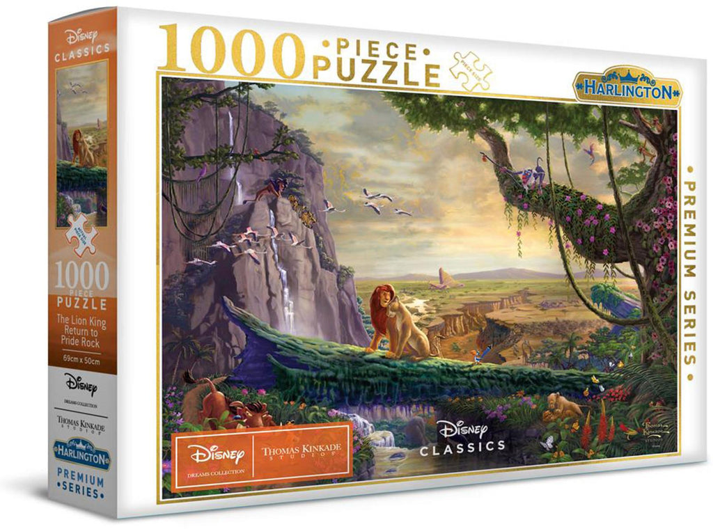Harlington: The Lion King Return to Pride Rock - Disney Puzzle (1000pc Jigsaw) Board Game