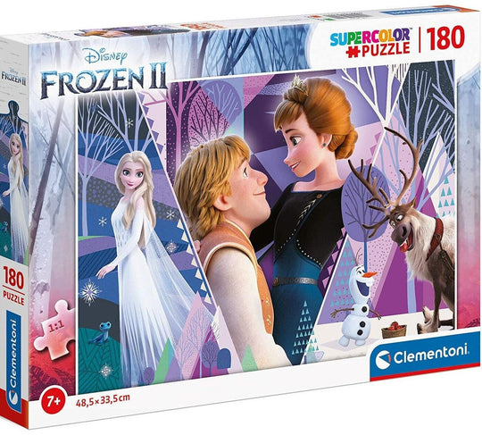 Clementoni Super Color: Frozen 2 - Puzzle (180pc Jigsaw) Board Game