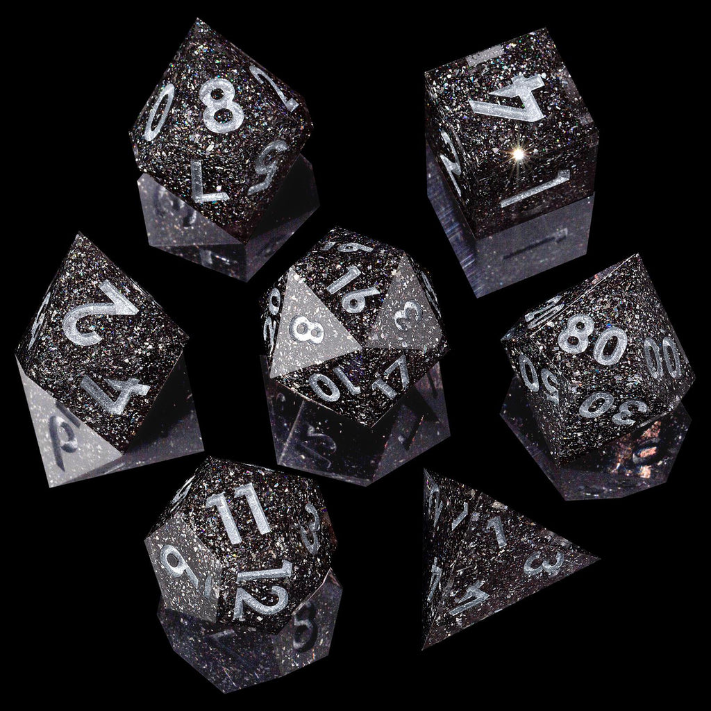 Dudley's Gallery - Warp Drive Sharp Edge Resin Dice Set