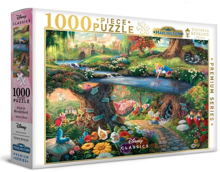 Harlington: Alice In Wonderland - Disney Puzzle (1000pc Jigsaw) Board Game