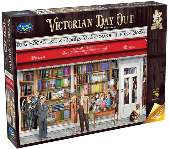 Victorian Day Out: Book Shop - Puzzle (1000pc Jigsaw) Board Game