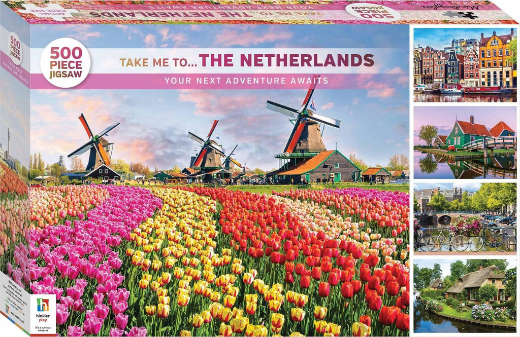 Hinkler: Mindbogglers - Take Me to the Netherlands Puzzle (500pc Jigsaw) Board Game
