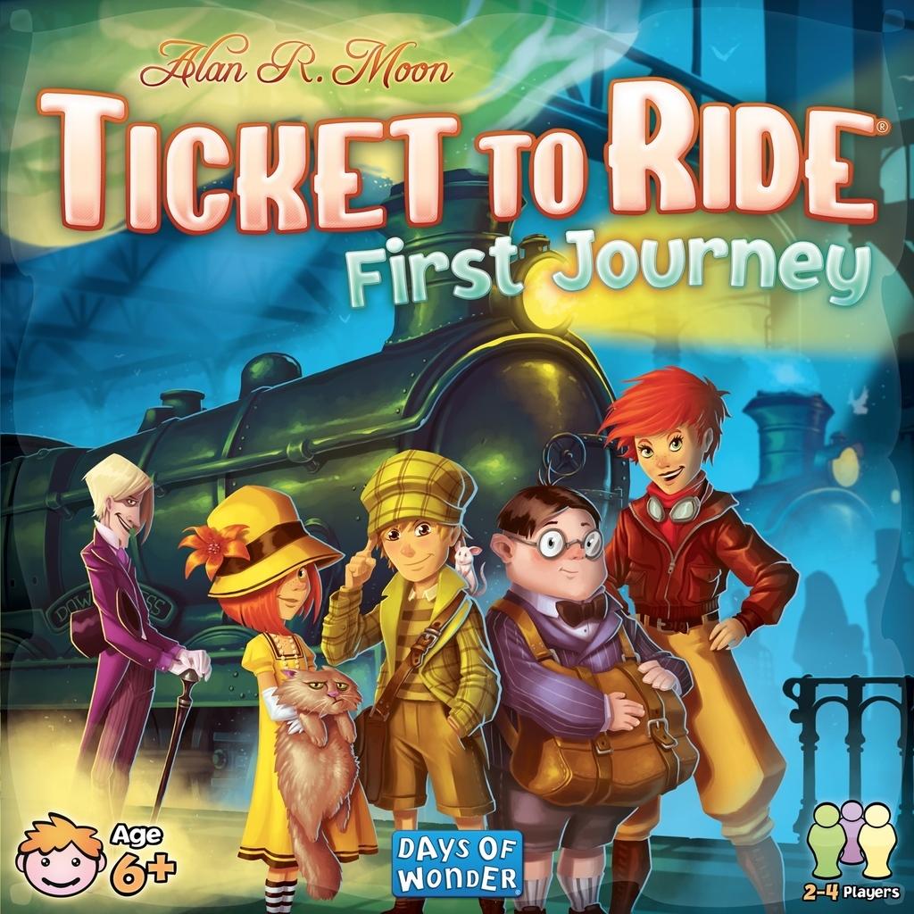 Ticket to Ride: First Journey (USA) Board Game