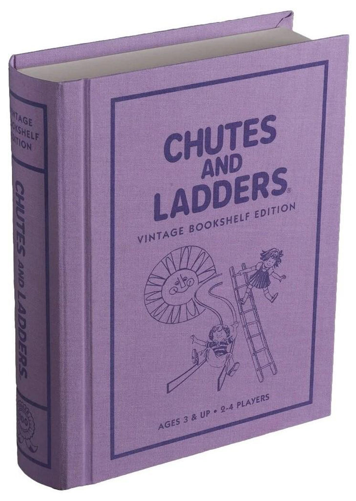 Chutes and Ladders: Classic Game - Vintage Bookshelf Edition