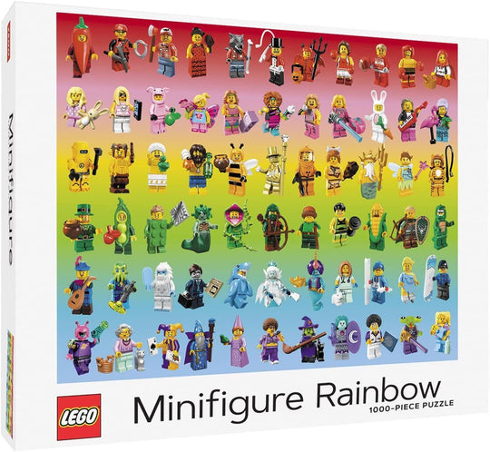 LEGO: Minifigure Rainbow Puzzle (1000pc Jigsaw) Board Game