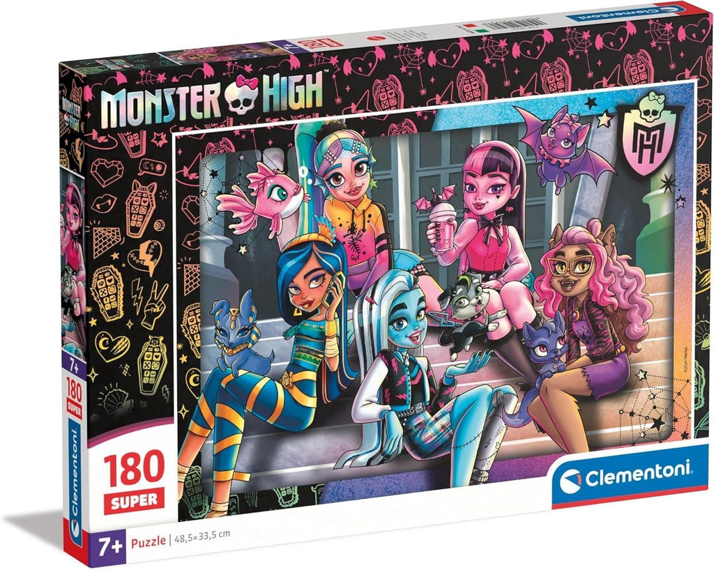 Clementoni: Monster High - Super Puzzle (180pc Jigsaw) Board Game