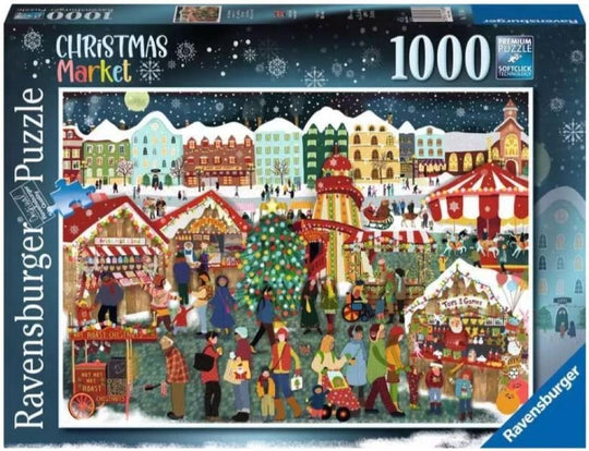 Ravensburger: Christmas Market Puzzle (1000pc Jigsaw) Board Game