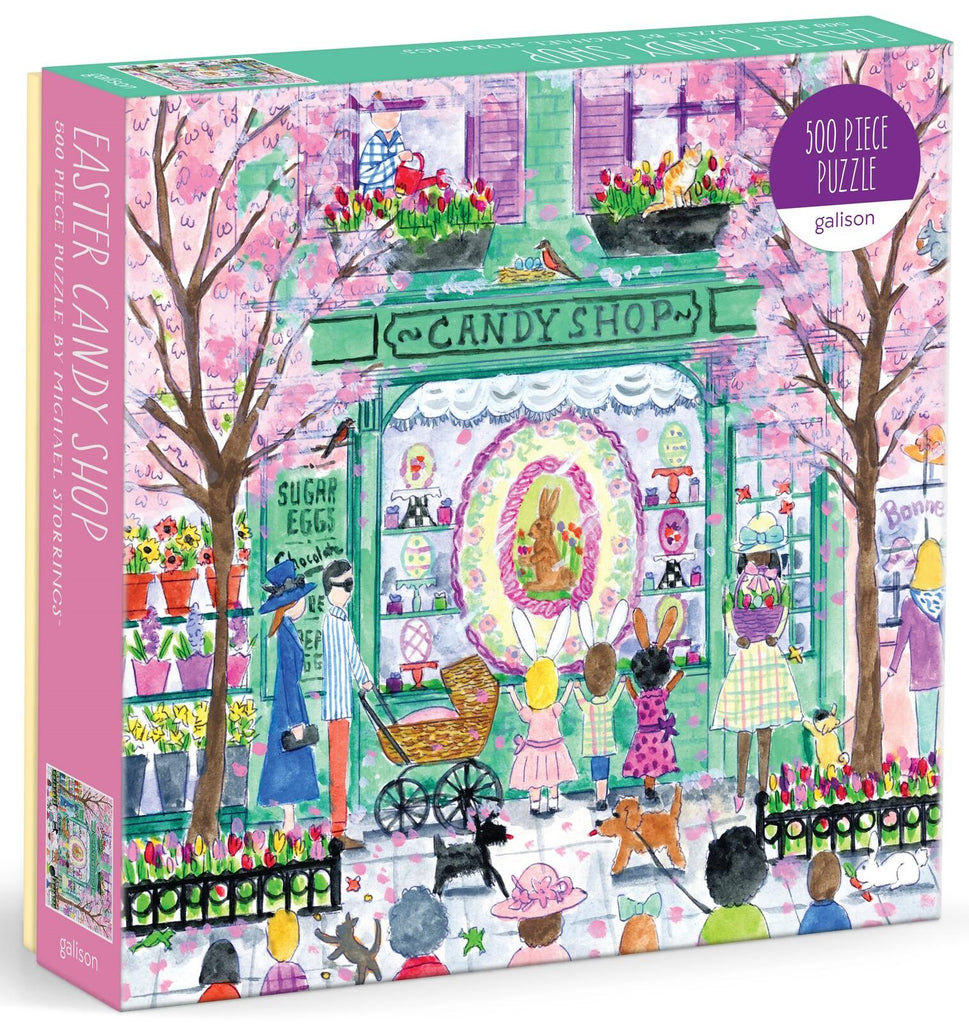 Galison: Michael Storrings Easter Candy Shop - 500 Piece Puzzle Board Game