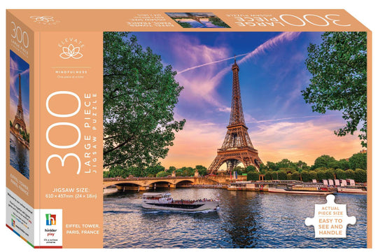 Hinkler: Eiffel Tower, Paris, France - Large Piece Puzzle (300pc Jigsaw) Board Game