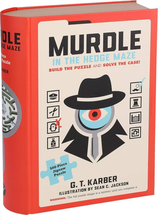 Chronicle Books: Murdle in the Hedge Maze Puzzle (500pc Jigsaw) Board Game