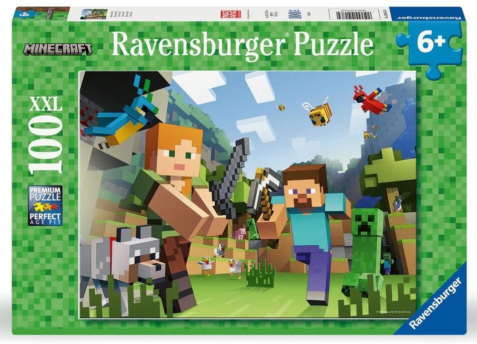 Ravensburger: Minecraft - XXL Piece Puzzle (100pc Jigsaw) Board Game