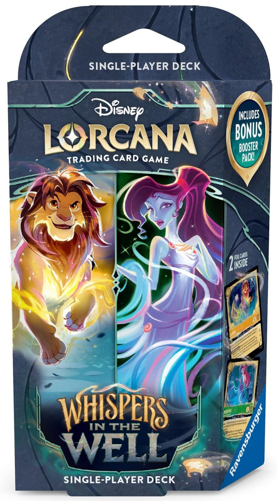Disney's Lorcana: Whispers in the Well - Starter Deck (Amber/Emerald)