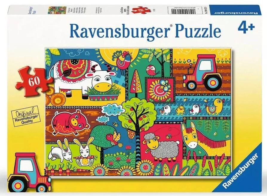 Ravensburger: A Day at the Farm Puzzle (60pc Jigsaw) Board Game