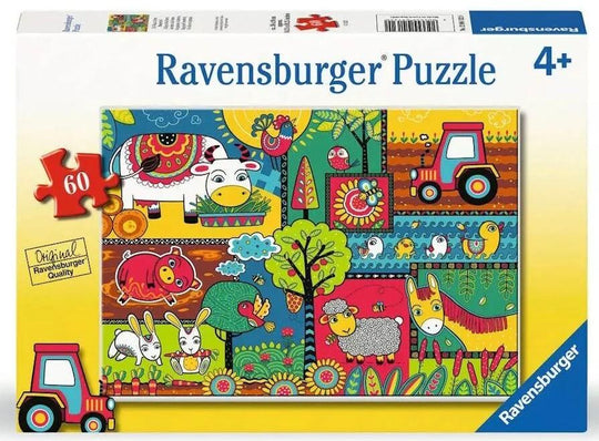 Ravensburger: A Day at the Farm Puzzle (60pc Jigsaw) Board Game