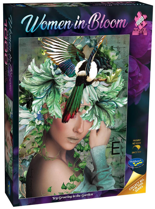 Holdson: Woman in Bloom - Ivy Growing in the Garden Puzzle (1000pc Jigsaw) Board Game