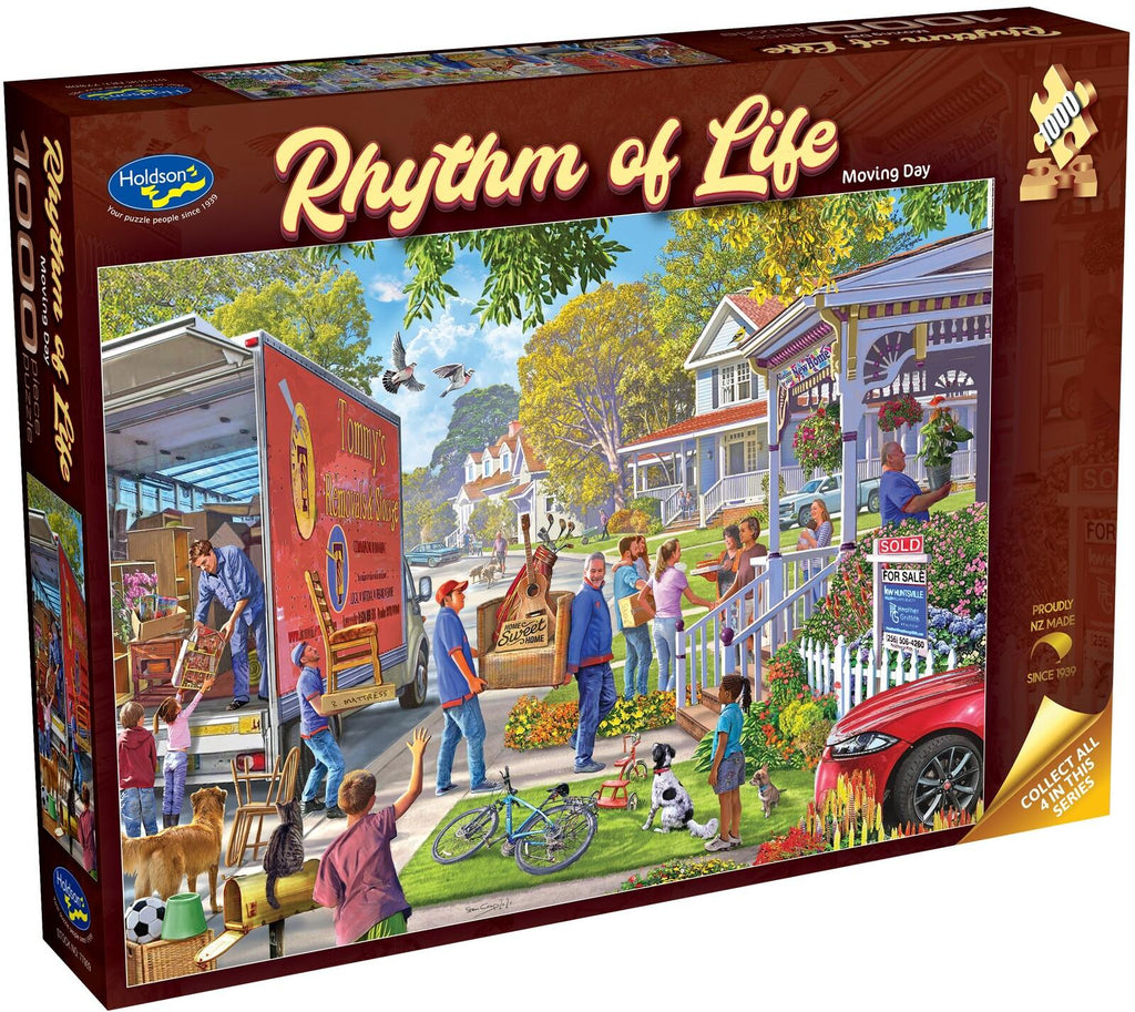 Holdson: Rhythm of Life -Moving Day Puzzle (1000pc Jigsaw) Board Game