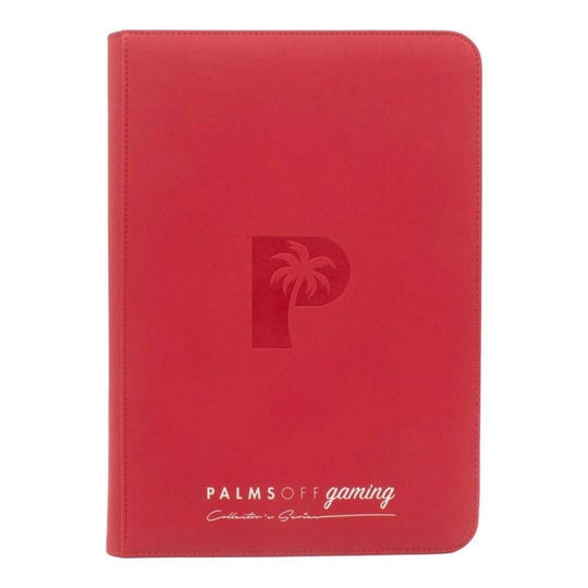 Palms Off: Collector's Series - Top Loader Zip Binder (Red)
