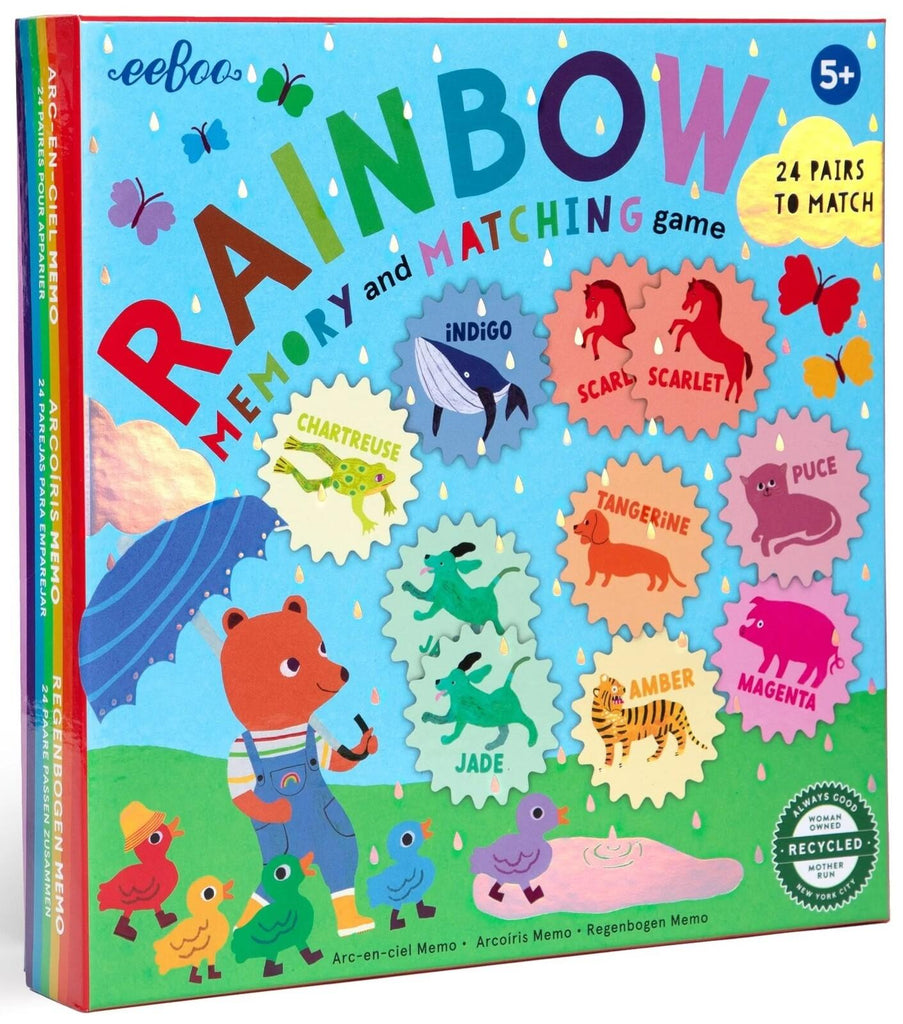eeBoo: Rainbow Memory Matching Game