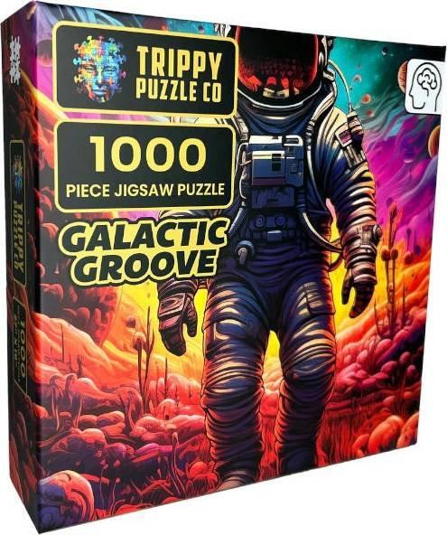 Trippy Puzzles: Galactic Groove Puzzle (1000pc Jigsaw) Board Game