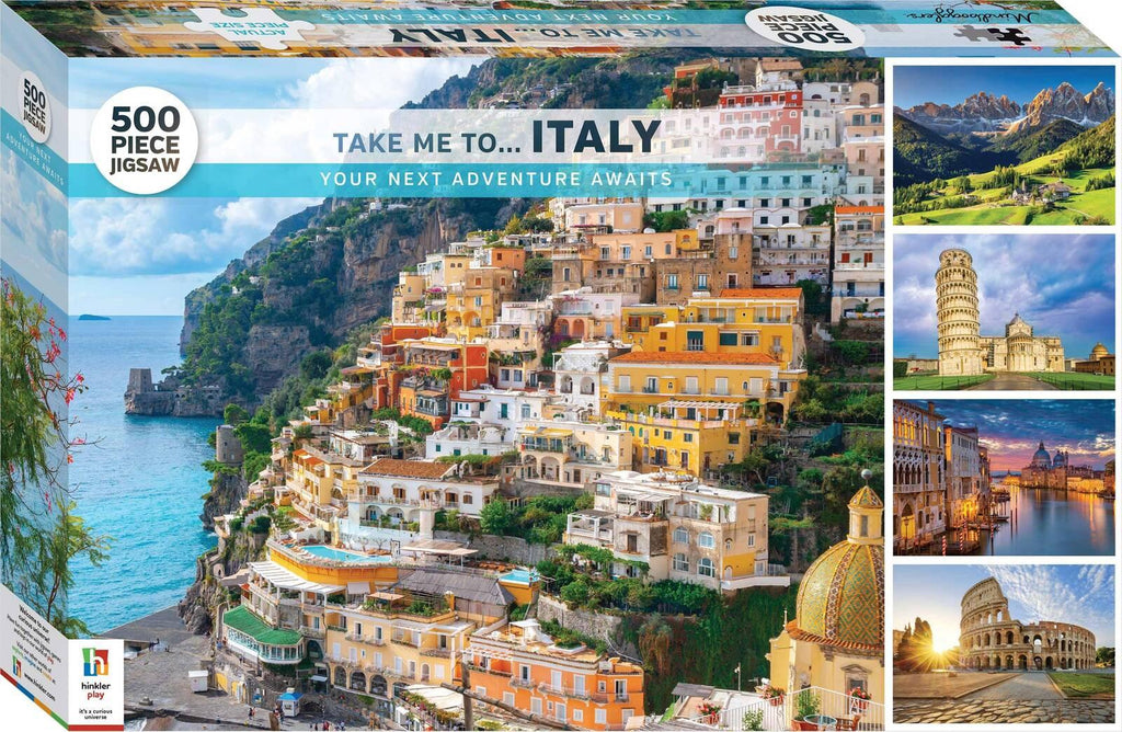 Hinkler: Mindbogglers - Take Me to Italy (500pc Jigsaw) Board Game