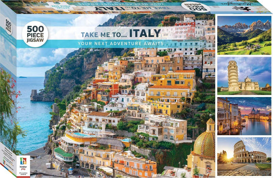 Hinkler: Mindbogglers - Take Me to Italy (500pc Jigsaw) Board Game
