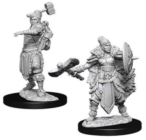 D&D Nolzur's Marvelous: Unpainted Miniatures - Female Half Orc Barbarian