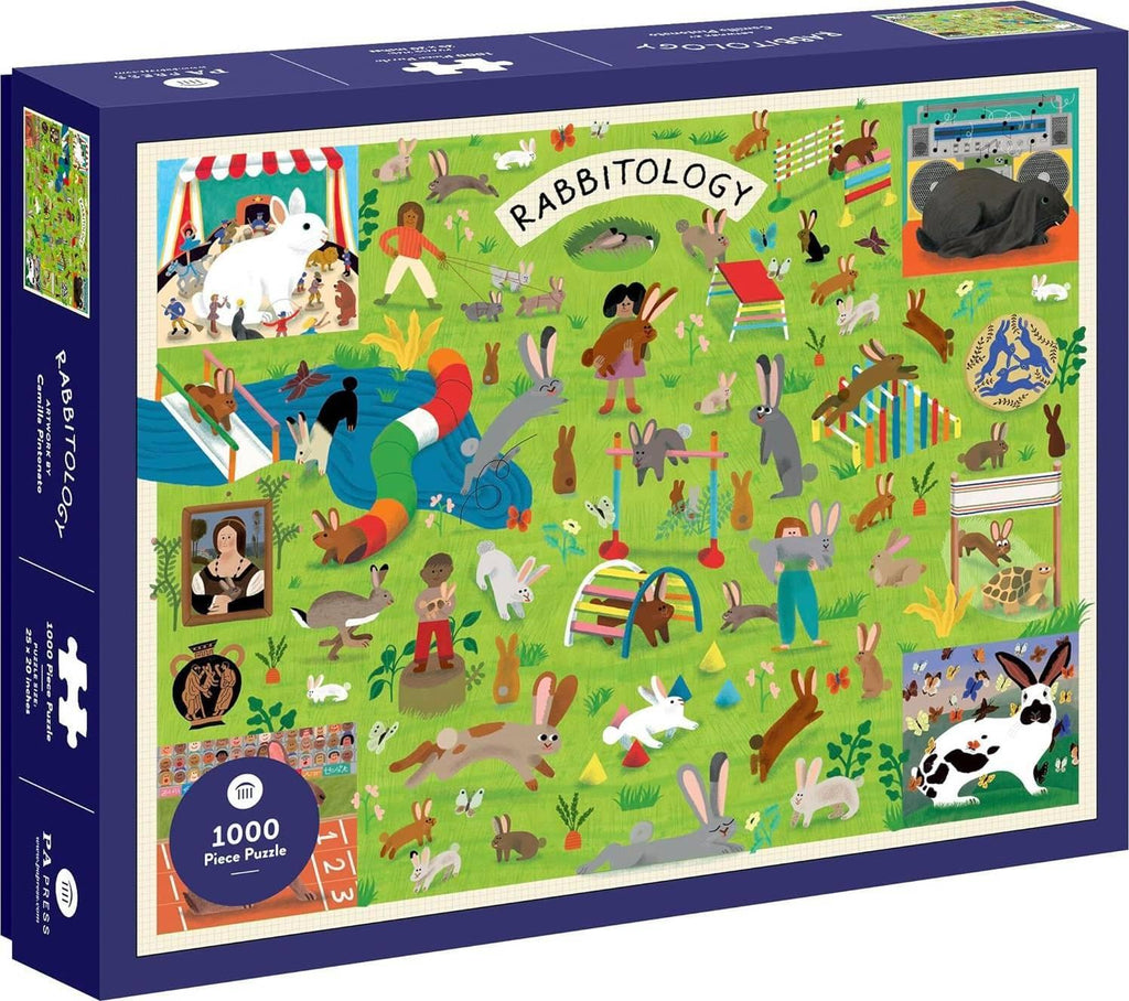 Chronicle Books: Rabbitology Puzzle (1000pc Jigsaw) Board Game