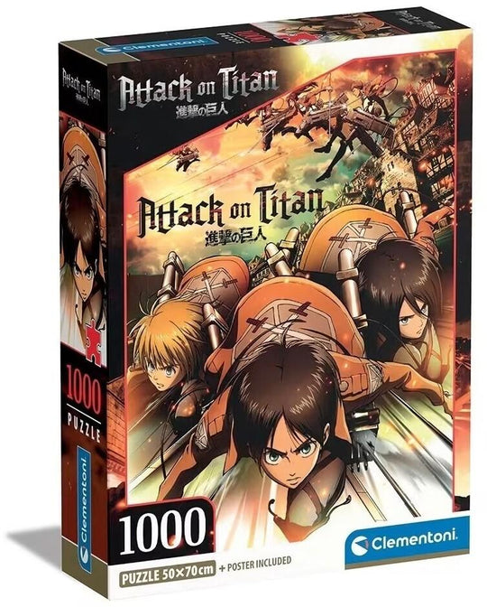 Clementoni: Attack On Titan - Puzzle (1000pc Jigsaw) Board Game