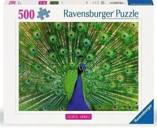 Ravensburger: Peacock Puzzle (500pc Jigsaw) Board Game