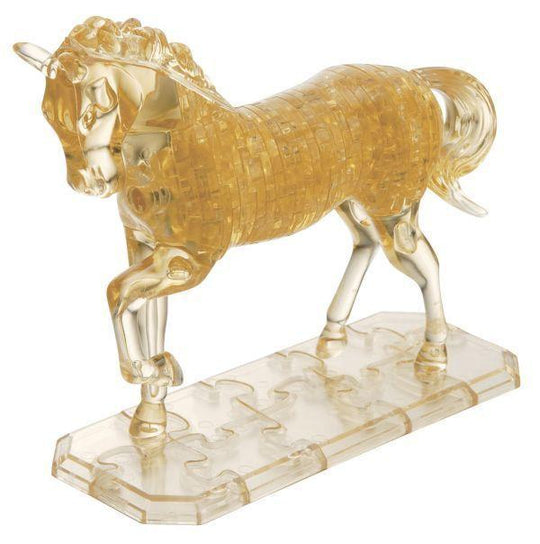 Crystal Puzzle: Gold Horse (98pc) Board Game