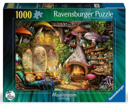 Ravensburger: Mushroom Cottage Puzzle (1000pc Jigsaw) Board Game