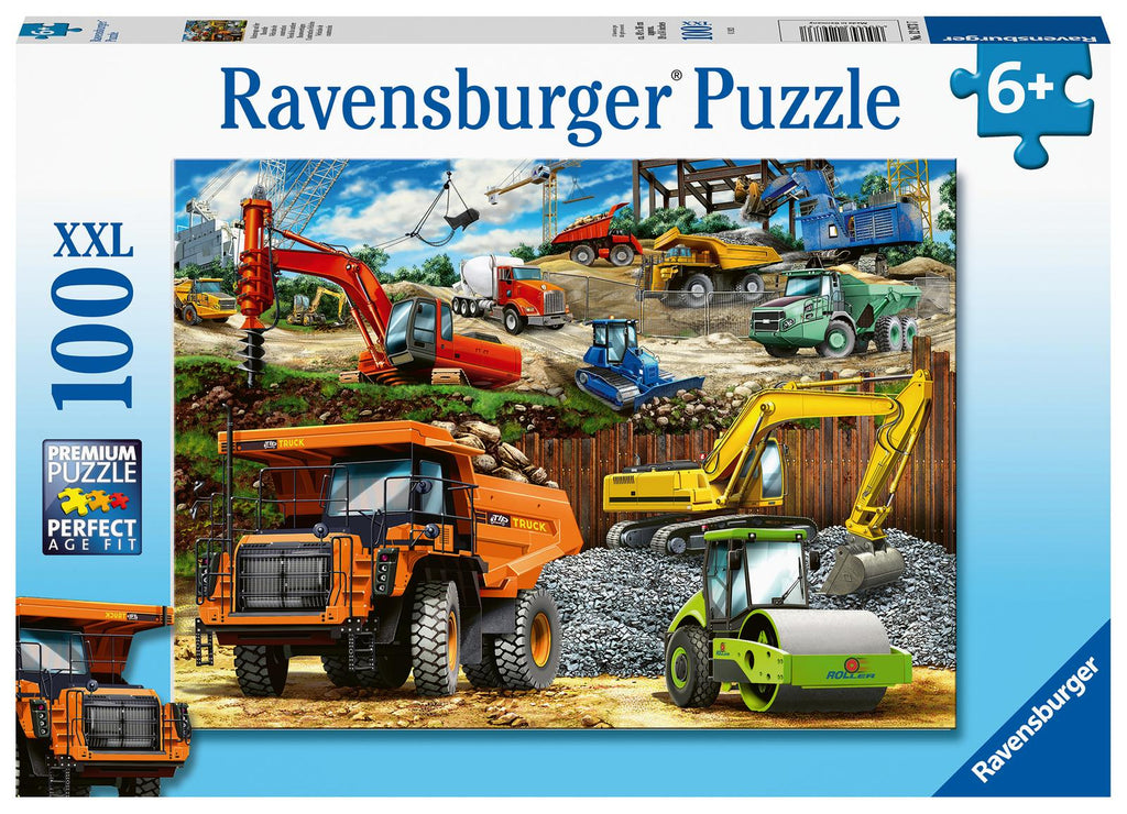 Ravensburger: Construction Vehicles (100pc Jigsaw) Board Game