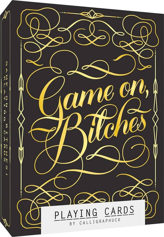 Calligraphuck: Game On, B*tches - Playing Cards