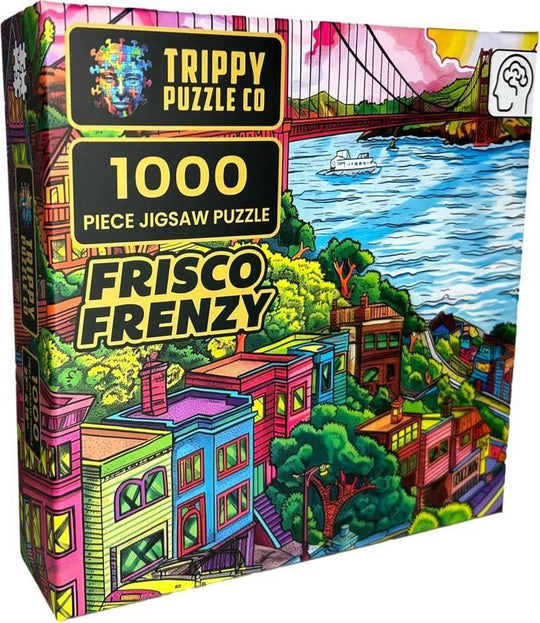 Trippy Puzzles: Frisco Frenzy Puzzle (1000pc Jigsaw) Board Game