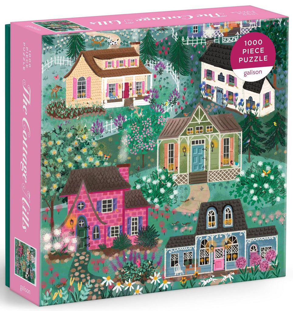 Galison: The Cottage Hills - 1000 Piece Puzzle Board Game